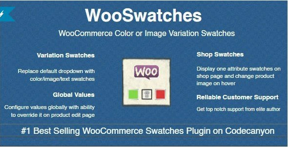 WOOSWATCHES – WOOCOMMERCE COLOR OR IMAGE VARIATION SWATCHES